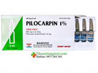 PILOCARPIN 1% - 5ML ( Hộp 10 ống )